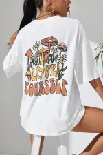 Love Yourself garalio Printed T-shirt