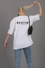 T-shirt oversize unisexe Destiny coupe décontractée T-shirt oversize unisexe Destiny coupe décontractée