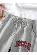 Brooklyn Printed Basic Sweatpants