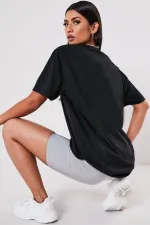 Oversize Plain Black T-Shirt