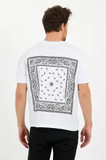 Square Patterned Oversized T-shirt