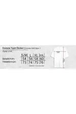 Unisex Balance Printed Oversize Boyfriend T-Shirt