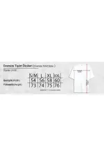 Unisex Tutulma Baskılı Oversize Boyfriend T-Shirt