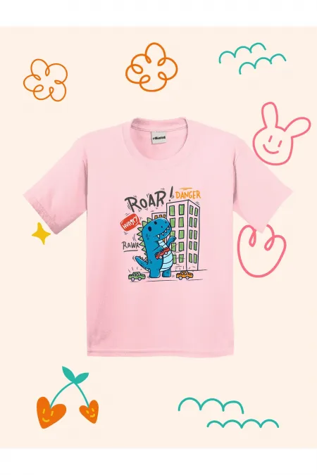 Roar Dino Printed Kids T-shirt