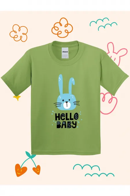 Hello Baby Printed Kids T-shirt