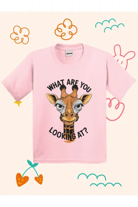 Giraffe Print Kids T-shirt