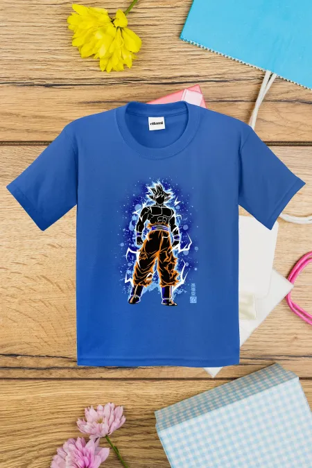 T-shirt imprimé pour enfants avec motif Goku