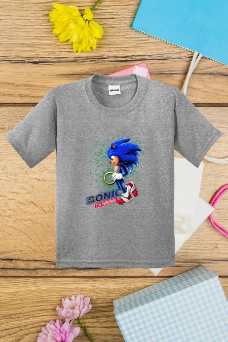 T-shirt imprimé Sonic The Hedgehog pour enfants