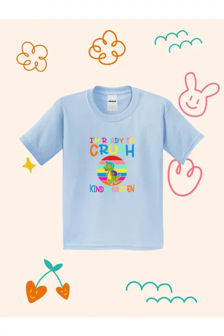 Kindergarten Design Printed Kids T-shirt
