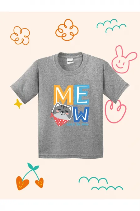 Meoww Printed Kids T-shirt