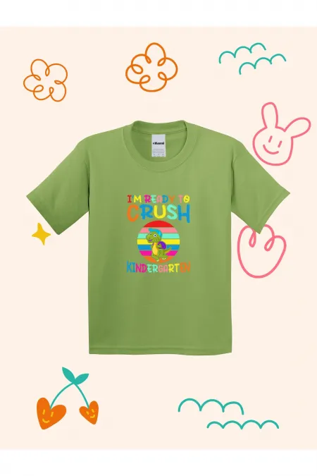 Kindergarten Design Printed Kids T-shirt