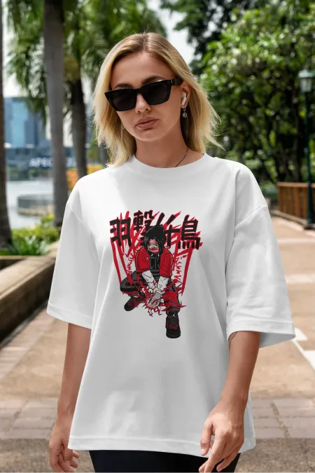 Unisex Men's/Women's SUPREME 2 Special Print Oversize Cotton Crew Neck T-Shirt