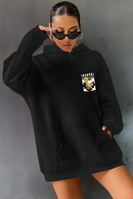 SIMPSON PRINTED HOODED SWEATSHIRT