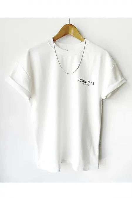 Men's Printed Crew Neck Short Sleeve T-shirt