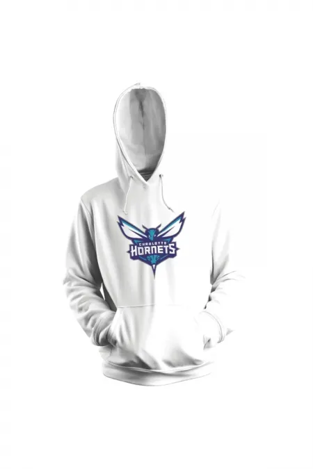 Charlotte Hornets Kapşonlu Sweatshirt Hoodie - %100 Pamuk
