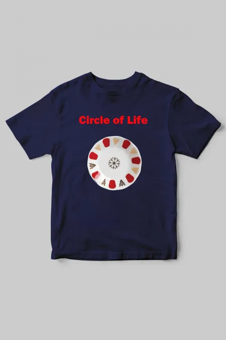 Circle of Life teacup print unisex t-shirt