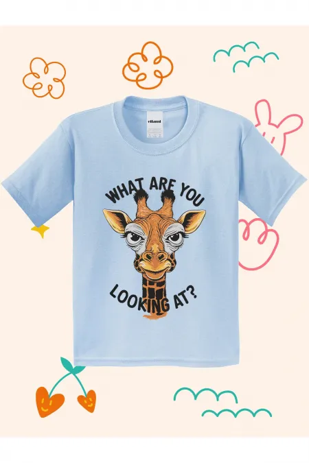 Giraffe Print Kids T-shirt