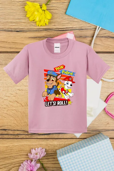 T-shirt imprimé Paw Patrol Let's Roll pour enfants