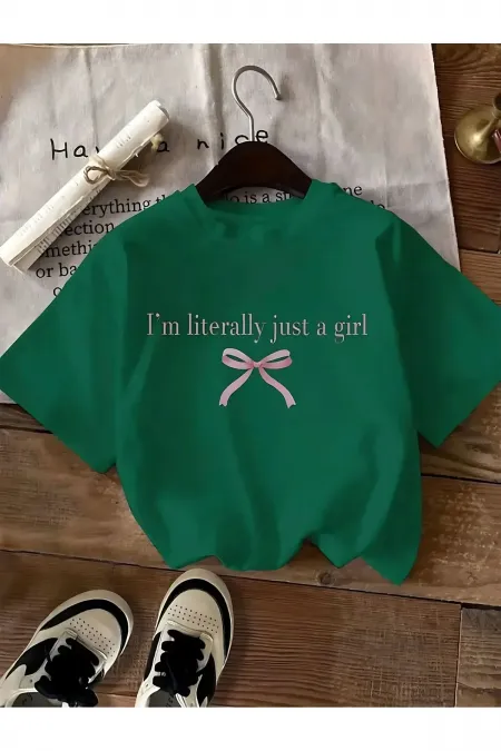 RIBBON PRINTED BASIC T-SHIRT