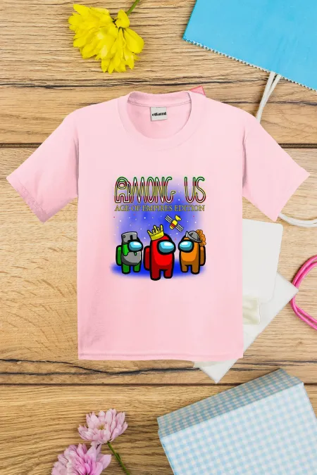 T-shirt imprimé pour enfants Among Us