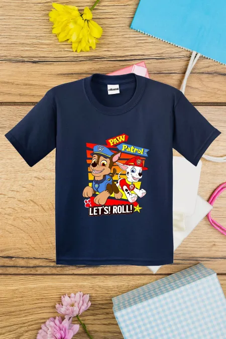 T-shirt imprimé Paw Patrol Let's Roll pour enfants
