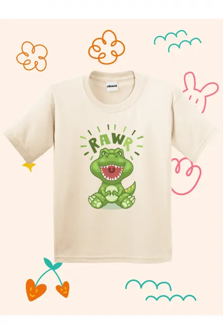 Rawr Religious Printed Kids T-shirt