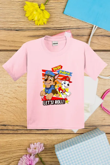 T-shirt imprimé Paw Patrol Let's Roll pour enfants