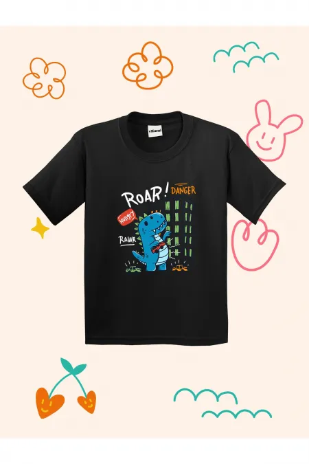 Roar Dino Printed Kids T-shirt