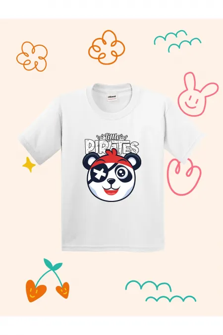 Little Pirate Print Kids T-shirt