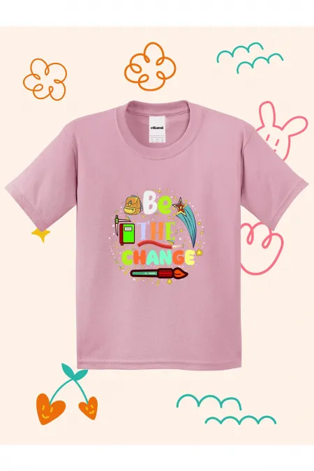 Be The Change Printed Kids T-shirt
