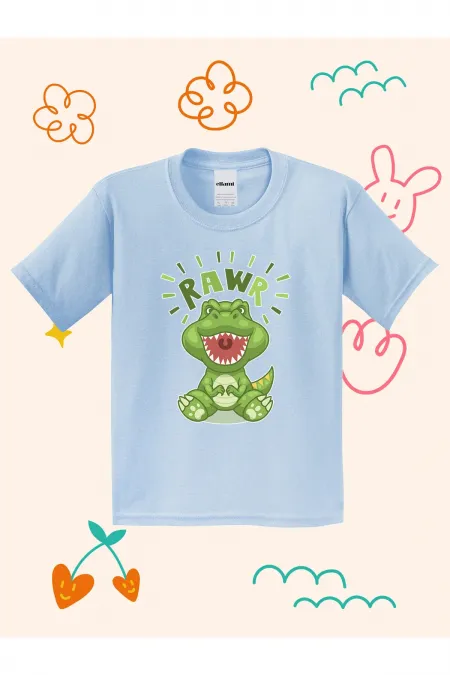 Rawr Religious Printed Kids T-shirt