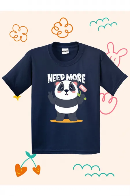 Panda Print Kids T-shirt