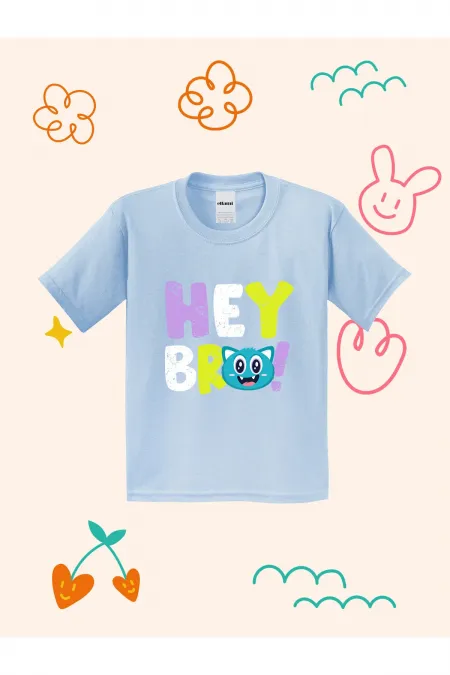 Hey Bro Design Kids T-shirt