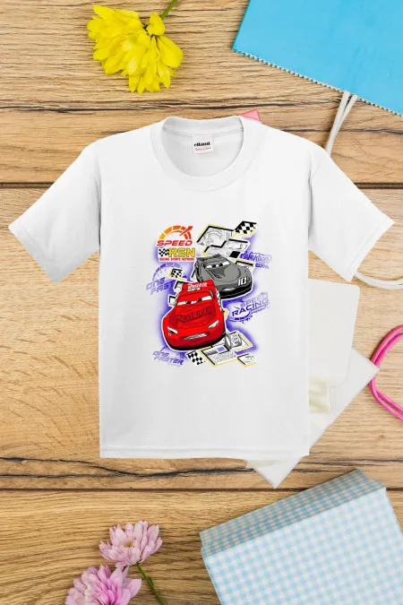 T-shirt imprimé Cars Rsn pour enfants