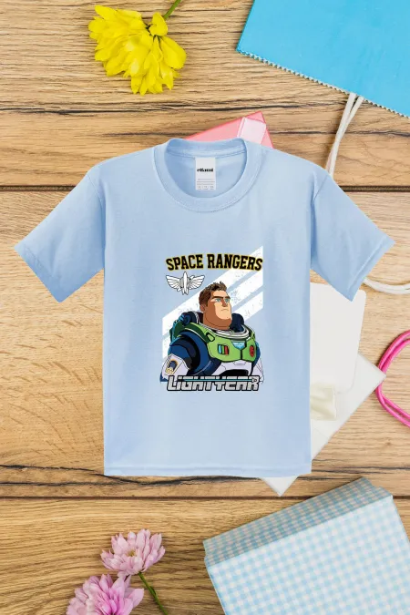 T-shirt imprimé Lightyear Space Rangers pour enfants
