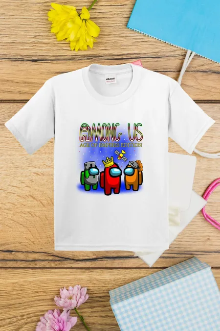 T-shirt imprimé pour enfants Among Us