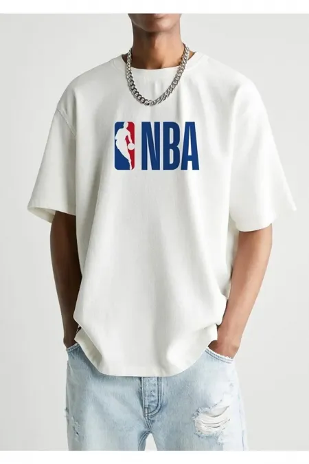 Oversized T-shirt with logo print