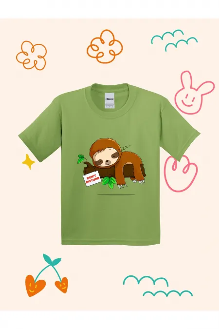 Don't Disturb Printed Kids T-shirt