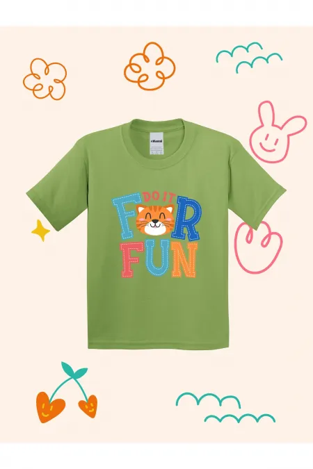 For Fun Printed Kids T-shirt