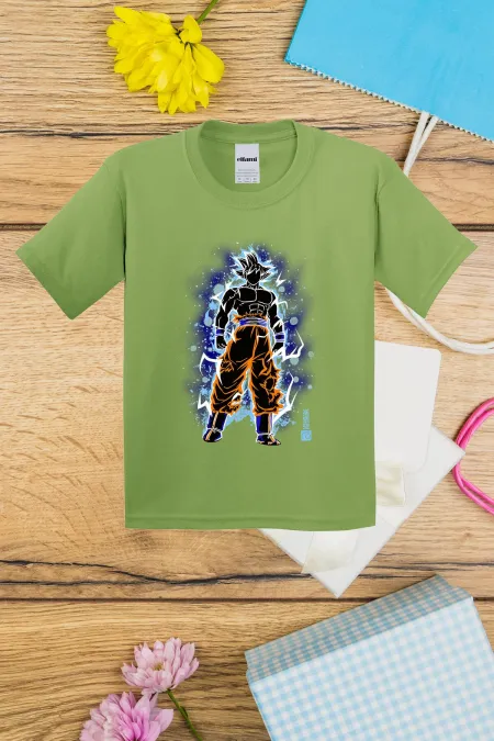 T-shirt imprimé pour enfants avec motif Goku