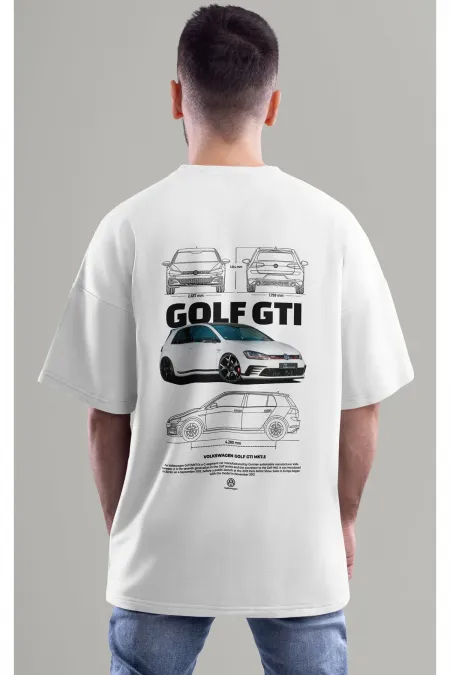 Unisex Men/Women GOLF GTI MK 7 5 Color Custom Printed Oversize Cotton Crew Neck T-Shirt T-Shirt