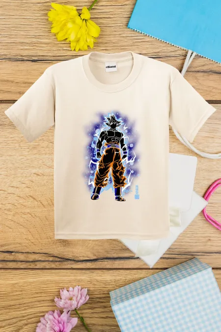 T-shirt imprimé pour enfants avec motif Goku
