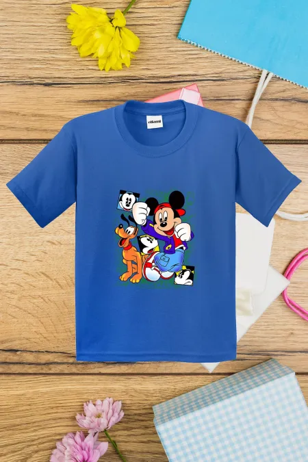 T-shirt imprimé Mickey Mouse pour enfants