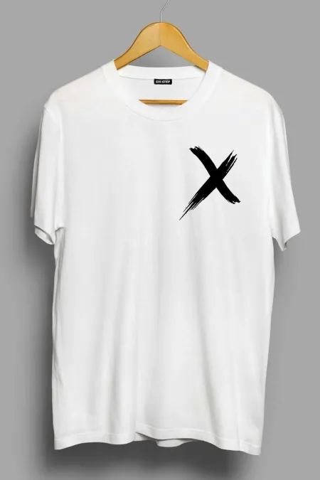 Oversized Printed White T-shirt
