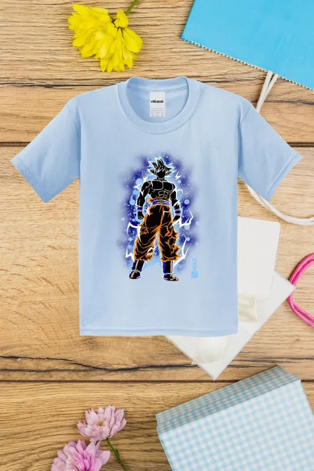 T-shirt imprimé pour enfants avec motif Goku