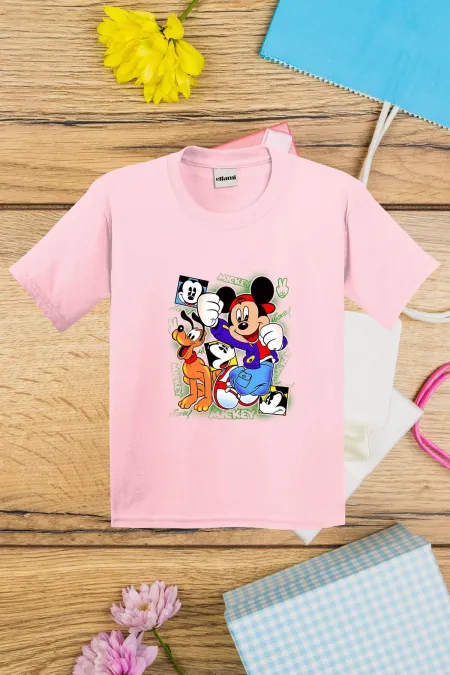 T-shirt imprimé Mickey Mouse pour enfants
