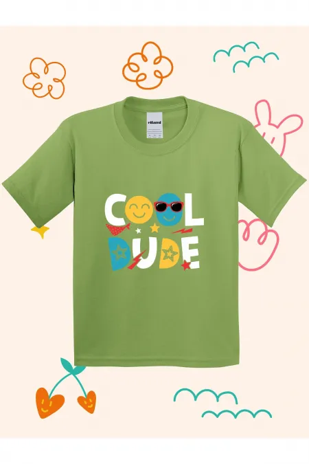 Cool Dude Stars Printed Kids T-shirt