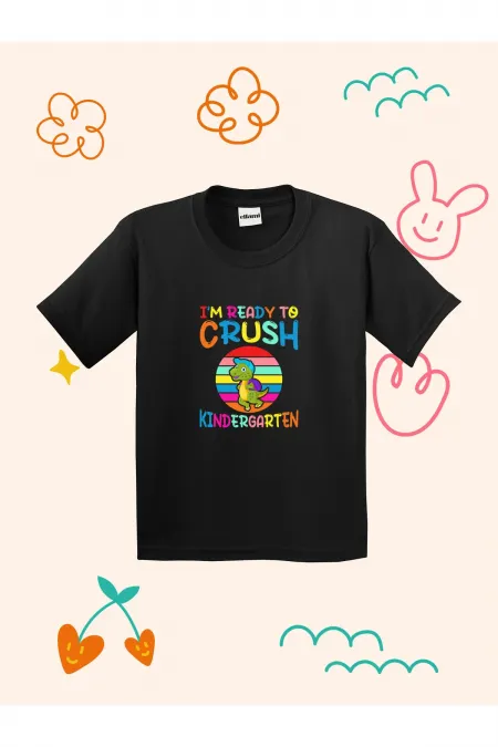 Kindergarten Design Printed Kids T-shirt