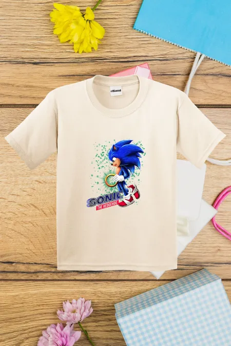 T-shirt imprimé Sonic The Hedgehog pour enfants