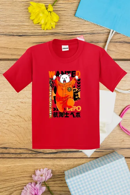 T-shirt imprimé OnePiece Bepo pour enfants